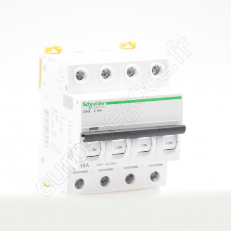 Disjoncteur iC60  - A9F84402 - IC60H DISJ 4P 2A C