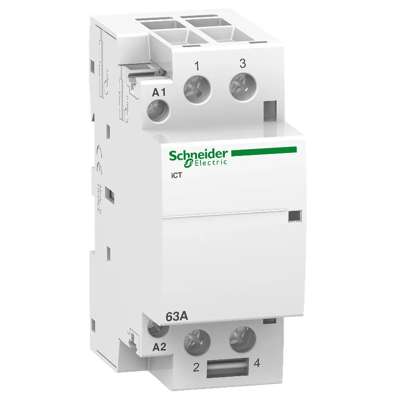 Acti9 iCT - Contacteur auxiliarisable - 2P - 63A - 2NO - 24Vca - 50Hz - A9C20162 Schneider Electric