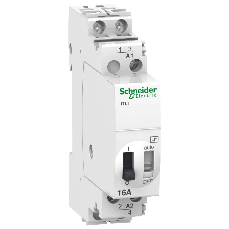 Acti9, iTLI télérupteur inverseur 16A 1NO+1NF 48VCA 24VCC 50-60Hz - A9C30215 Schneider Electric