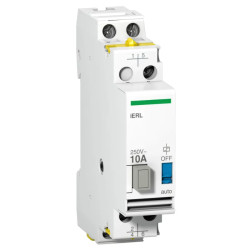Acti9, iERL extension pour relais inverseur iRLI 24VCA 10A 1F + 1O/F - A9E15541 Schneider Electric