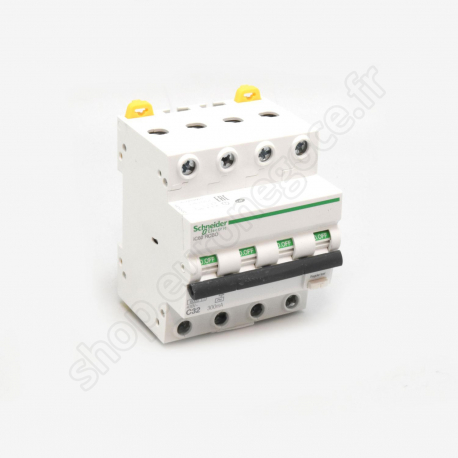 Disjoncteur iC60  - A9D55410 - IC60 RCBO 4P 10A 300mA AC