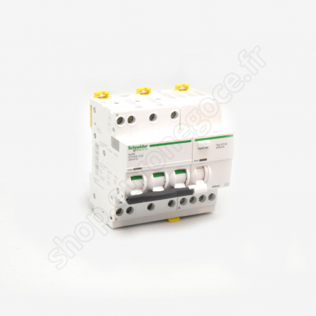 Circuit Breakers iDT40 / DT40  - A9DA7732 - Acti9 iDD40N - disjoncteur différentiel - 3P+N C 32A 6000A/10kA 300mA type AC