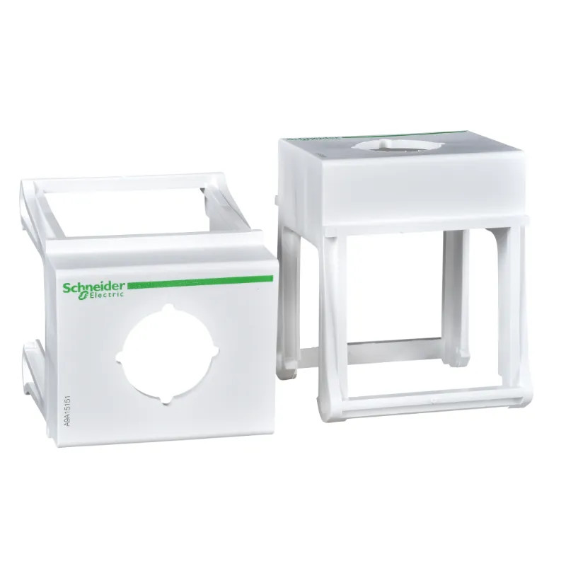 Support bouton/voyant diamètre 22mm, clipsage sur rail modulaire - A9A15151 Schneider Electric