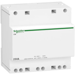 Acti9 iTR - transformateur de sécurité - 25VA - 230Vca/12-24Vca - A9A15219 Schneider Electric