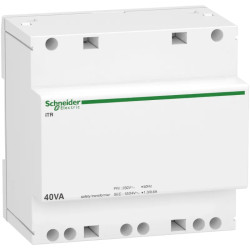 Acti9 iTR - transformateur de sécurité - 40VA - 230Vca/12-24Vca - A9A15220 Schneider Electric