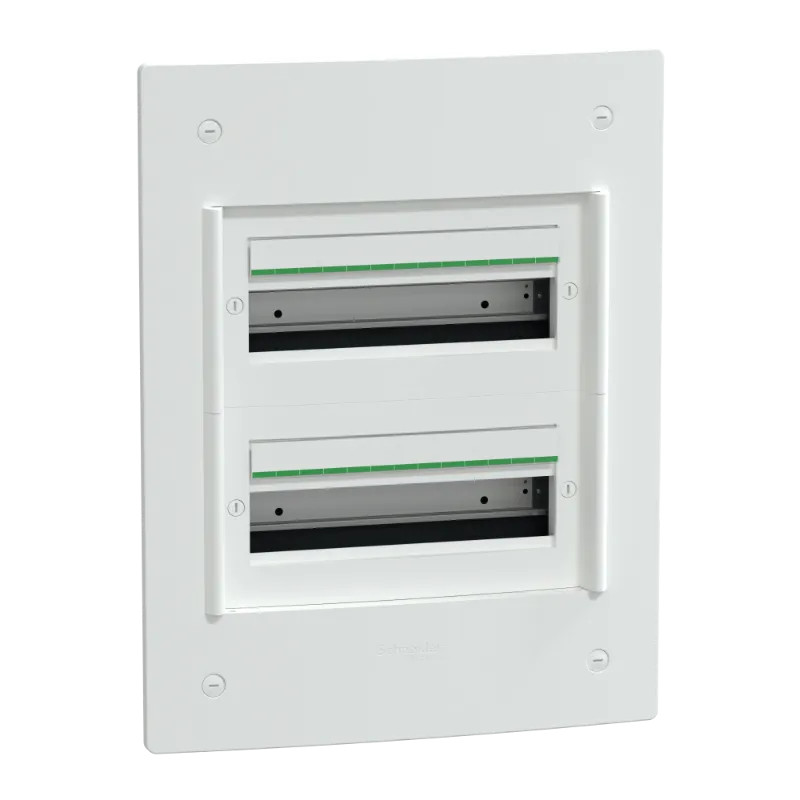 PrismaSeT XS - Coffret encastré 2 rangées 13 modules - sans porte - LVSXS213 Schneider Electric