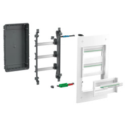 PrismaSeT XS - Coffret encastré 3 rangées 13 modules - sans porte - LVSXS313 Schneider Electric
