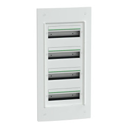 PrismaSeT XS - Coffret encastré 4 rangées 13 modules - sans porte - LVSXS413 Schneider Electric