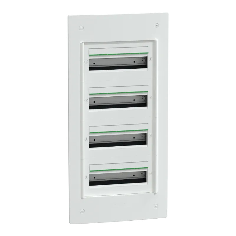 PrismaSeT XS - Coffret encastré 4 rangées 13 modules - sans porte - LVSXS413 Schneider Electric