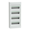 PrismaSeT XS - Coffret saillie 4 rangées 13 modules - sans porte - LVSXT413 Schneider Electric