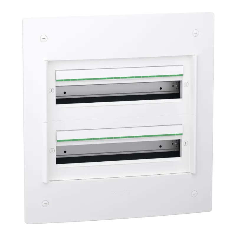 PrismaSeT XS - Coffret encastré 2 rangées 18 modules - sans porte - LVSXS218 Schneider Electric