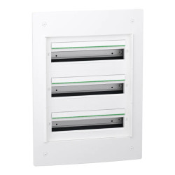 PrismaSeT XS - Coffret encastré 3 rangées 18 modules - sans porte - LVSXS318 Schneider Electric