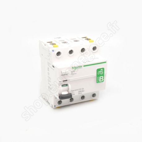 Residual Current Circuit Breaker ilD  - A9Z51463 - iID 4P 63A 30mA type B SI EV 400V (Chargeur véhicule électrique)