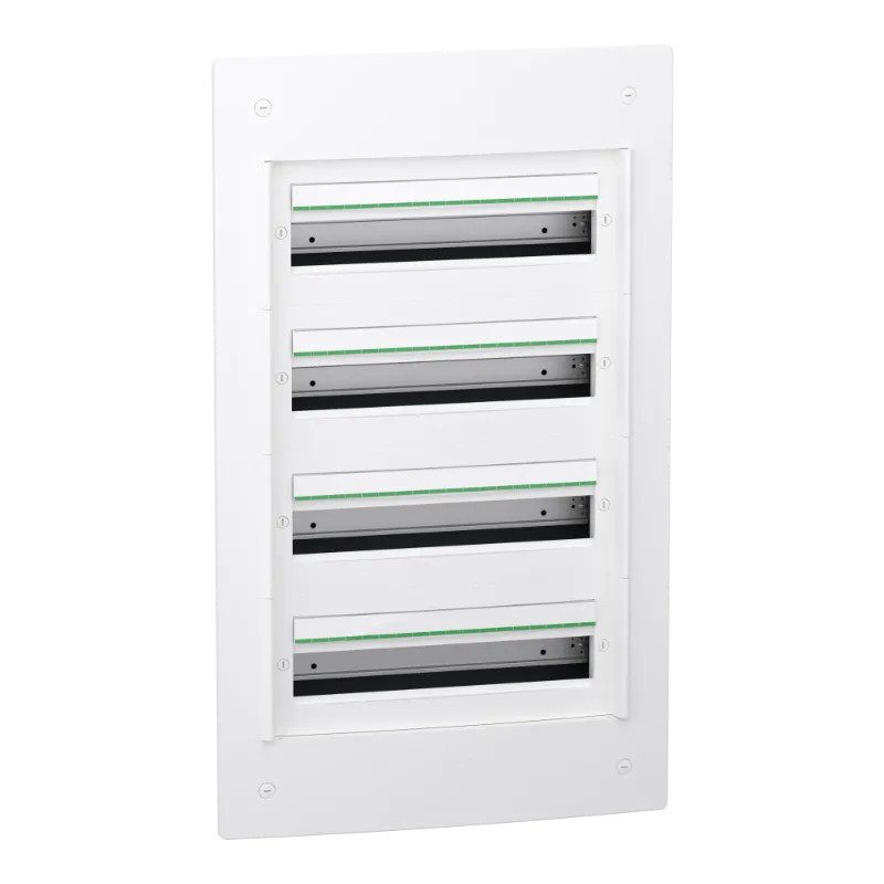 PrismaSeT XS - Coffret encastré 4 rangées 18 modules - sans porte - LVSXS418 Schneider Electric