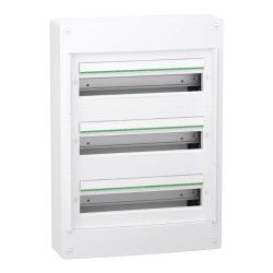 PrismaSeT XS - Coffret saillie 3 rangées 18 modules - sans porte - LVSXT318 Schneider Electric