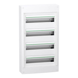 PrismaSeT XS - Coffret saillie 4 rangées 18 modules - sans porte - LVSXT418 Schneider Electric