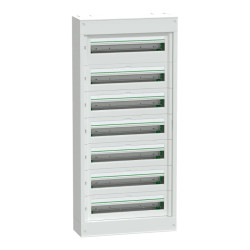 PrismaSeT S - coffret saillie plastique & métal 7 rangées 24 modules - LVSST724 Schneider Electric