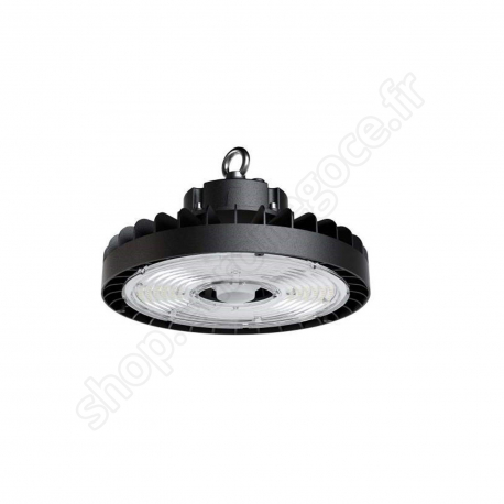 Eclairage industriel  - CINLITEDSOL180-101 - Éclairage Industriel SOLEM 320mm Noir RAL9005 4000K 178W 90°  32000LM