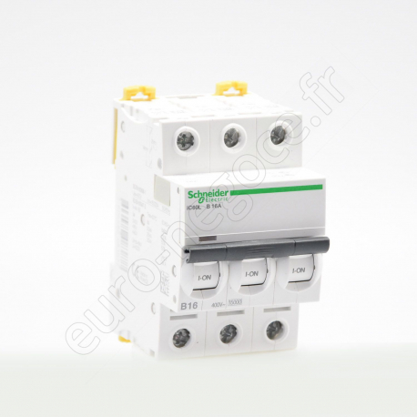 Circuit Breakers iC60  - A9F93306 - IC60L DISJ 3P 6A B