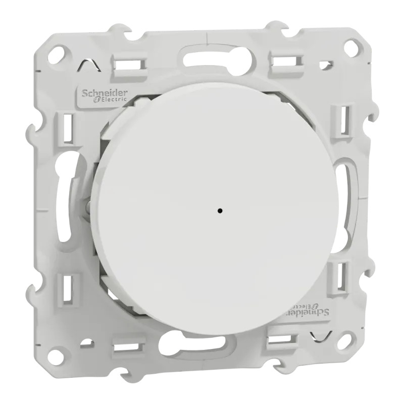 Wiser Odace - bouton poussoir - 10A - zigbee - blanc - S520530W Schneider Electric