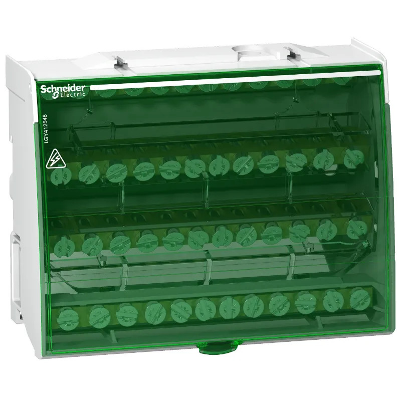 Linergy DS - Répartiteur étagé tétrapolaire - 125A - 4x12 trous - LGY412548 Schneider Electric