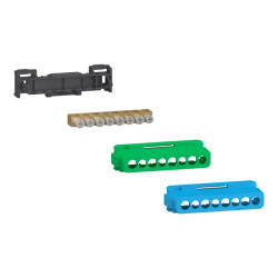 Bornier à vis 8 trous T ou N - LGYT2A08 Schneider Electric