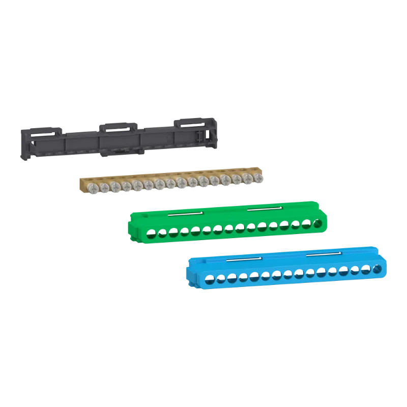 Bornier à vis 16 trous T ou N - LGYT2A16 Schneider Electric