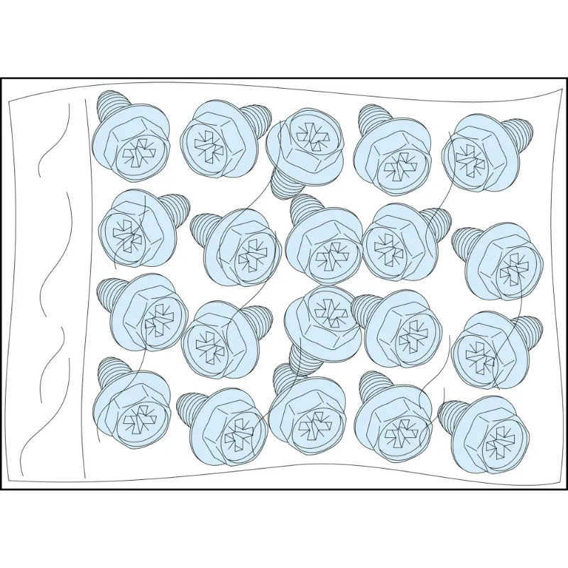 Vis autotaraud. M5 fix/chassis - LVS03183 Schneider Electric