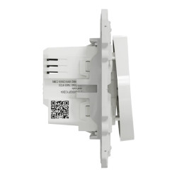 Wiser Odace - bouton poussoir - 10A - zigbee - blanc - S520530W Schneider Electric