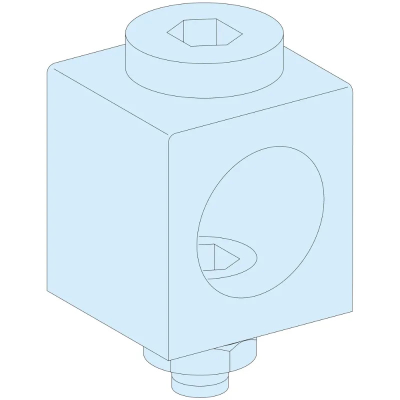 Linergy BS - 4 connecteurs câble 250 à 185 mm2 - LVS07052 Schneider Electric
