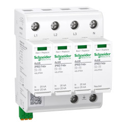 Acti9 IPRD F40r Parafoudre autoprotégé 3PN In:20kA  Up:1,5kV  Icc:25kA - A9L2F640 Schneider Electric
