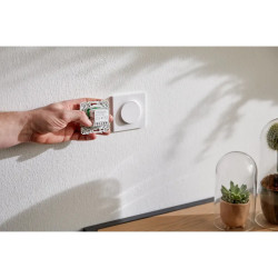 Wiser Odace - bouton poussoir - 10A - zigbee - blanc - S520530W Schneider Electric