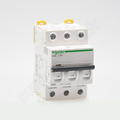 Circuit Breakers iC60  - A9F95302 - IC60L DISJ 3P 2A K
