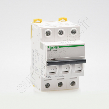 Disjoncteur iC60  - A9F95310 - IC60L DISJ 3P 10A K