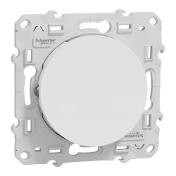 Odace - poussoir - blanc - 10A - S520206 Schneider Electric