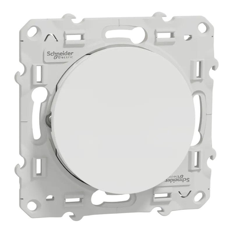 Odace - poussoir - blanc - 10A - S520206 Schneider Electric