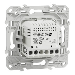 Wiser Odace - bouton poussoir connecté - 10A - zigbee - alu - S530530W Schneider Electric
