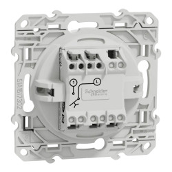 Odace - poussoir - blanc - 10A - S520206 Schneider Electric