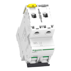 Acti9 iC60N - Disjoncteur - 2P - 25A - Courbe C - 400Vca - 6000A/10kA - A9F77225 Schneider Electric