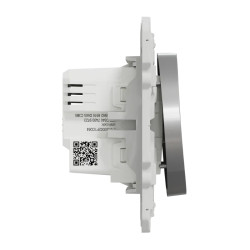 Wiser Odace - bouton poussoir connecté - 10A - zigbee - alu - S530530W Schneider Electric