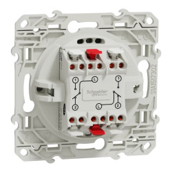 Odace - double va-et-vient - blanc - 10A - S520214 Schneider Electric