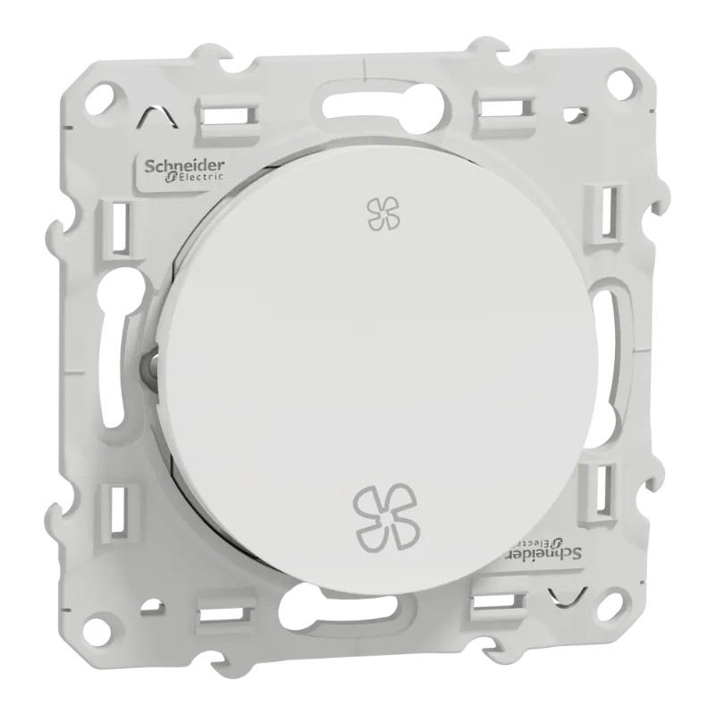 Odace - interrupteur VMC - sans position arrêt - blanc - S520233 Schneider Electric