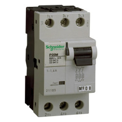 P25M - disjoncteur moteur - 6,3A - 3P 3d - déclencheur magnéto-thermique - 21108 Schneider Electric