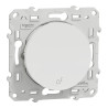Odace - poussoir - blanc - avec symbole carillon - S520246 Schneider Electric