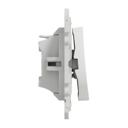 Odace - poussoir - blanc - avec symbole carillon - S520246 Schneider Electric