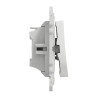 Odace - poussoir - blanc - avec symbole carillon - S520246 Schneider Electric