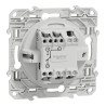 Odace - va-et-vient lumineux ou témoin - blanc - 10A - LED orange 1,5mA - S520263 Schneider Electric