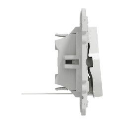 Odace - va-et-vient + va-et-vient lumineux - blanc - 10A  - LED 1,5mA - S520273 Schneider Electric