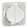 Odace - va-et-vient + poussoir - blanc - 10A - S520285 Schneider Electric