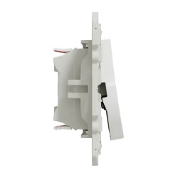 Odace - va-et-vient + poussoir - blanc - 10A - S520285 Schneider Electric